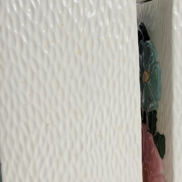 Handmade Floral Containers Ceramic Textured 90's - Picture 5 of 16